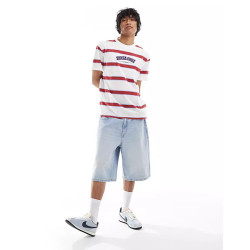 copy of Santa Cruz varsity stripe t-shirt in white