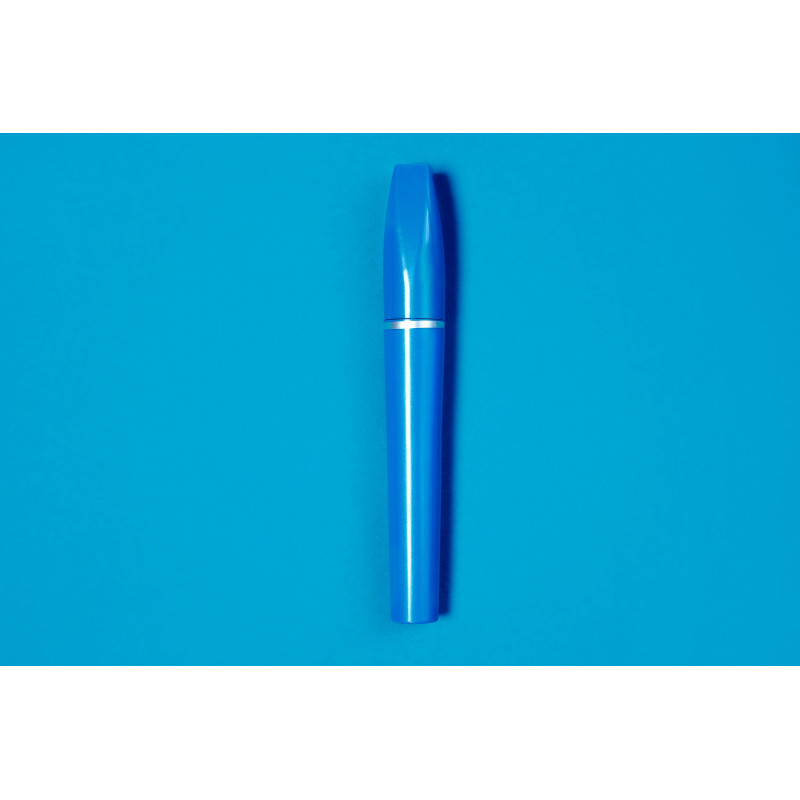 Close-Up Photo Of Blue Container