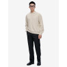 Relaxed Fit Zip-Polo Shirt