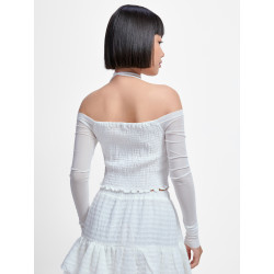 Off-Shoulder Lace Top
