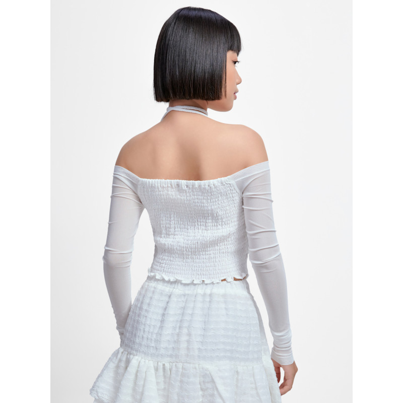 Off-Shoulder Lace Top